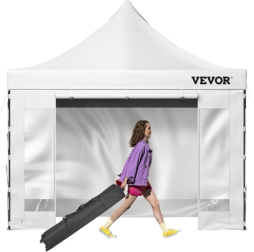 Tonnelle Imperméable Tente Pop-up Jardin avec Parois Latér VEVOR