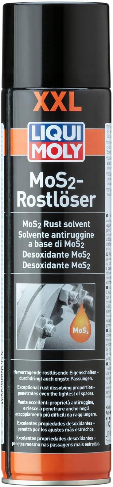 LIQUI MOLY MoS2-Rust Solvent | 600 ml | Corrosion protection | Rust removal | SKU: 1613