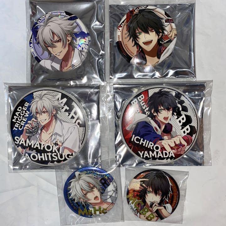 ヒプノシスマイク 碧棺左馬刻 山田一郎 缶バッジ