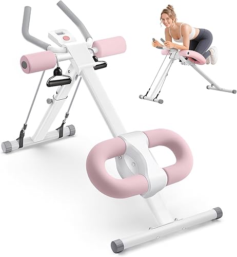 Máquina de abdominales, máquina de entrenamiento abdominal ajustable para entrenamiento de abdominales en casa, entrenamiento abdominal para