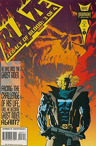 Blaze: Legacy of Blood #3 VF ; Marvel comic book | Ghost Rider Spin-Off