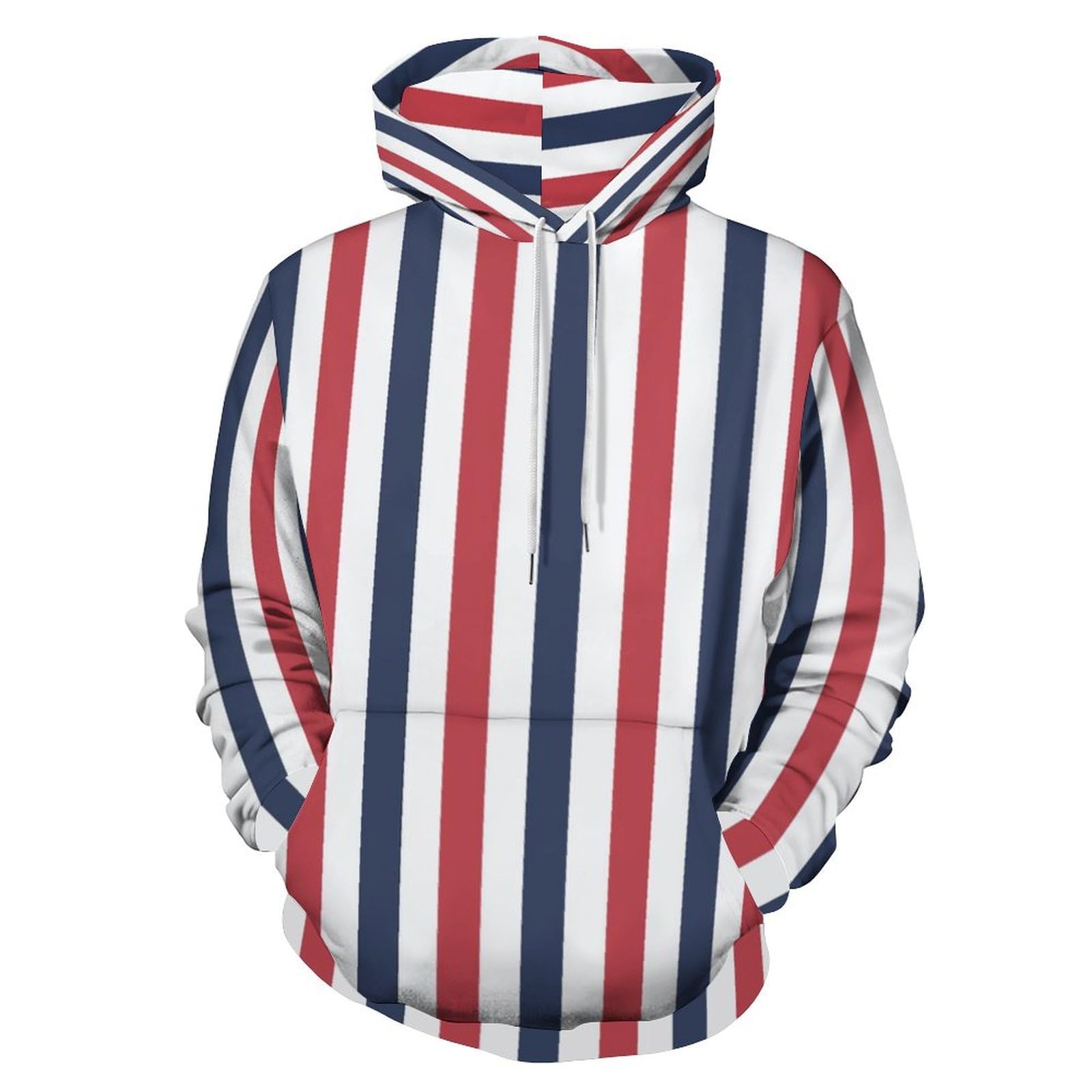 ホワイト/レッド ストライプ パーカー Sサイズ ホワイト/レッド ストライプ パーカー Sサイズ