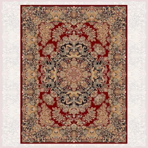 Tapis convient pour le chauffage au sol rouge lavable