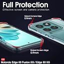 TheGiftKart Crystal Clear Back Cover Case for Motorola Moto Edge 60 Fusion 5G / Moto Edge 60 5G | Shock Proof 360° Protection | Hard Clear Back Cover Case (PC & TPU, Transparent Bumper) gallery image