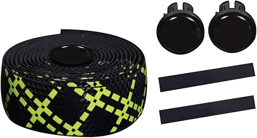 Miniatura 4 de SzBlaZe 2 rollos de gel de sílice para manillar de bicicleta con tapones de barra para bicicleta de montaña de carretera y ciclismo