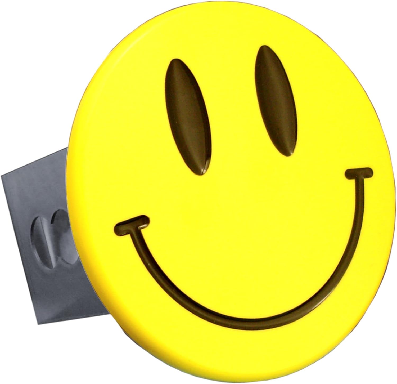 Au-TOMOTIVE GOLD Class III Trailer Hitch Plug for Smile Face (Yellow)