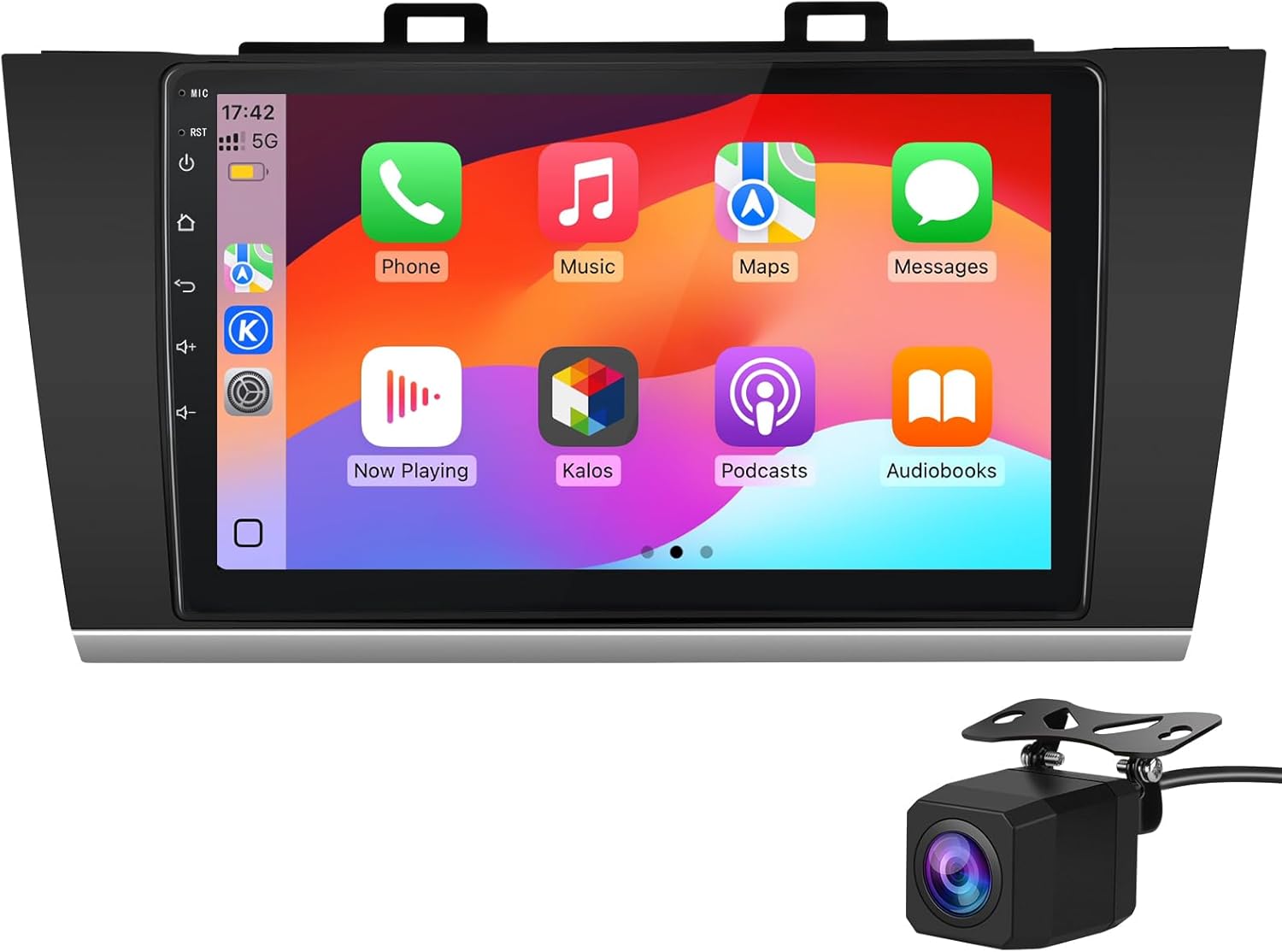 Android 13 Car Stereo for Subaru Outback Legacy 2015-2018 9-inch Touch Screen Upgrade CarPlay/Android Auto 2G RAM 32G ROM GPS Navigation Bluetooth Backup Camera
