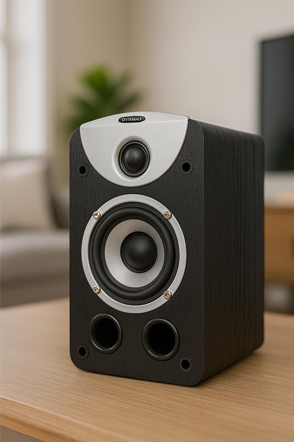 Dynavoice Magic S-4 Negro – Pareja Altavoces de Estantería Hi-Fi 2 Vías con Woofer 4″ y Tweeter 1″ – 90 dB Alta Sensibilidad – 100 W Máx – 4-8 Ohm – Sonido Estéreo Cableado – NO Bluetooth.
