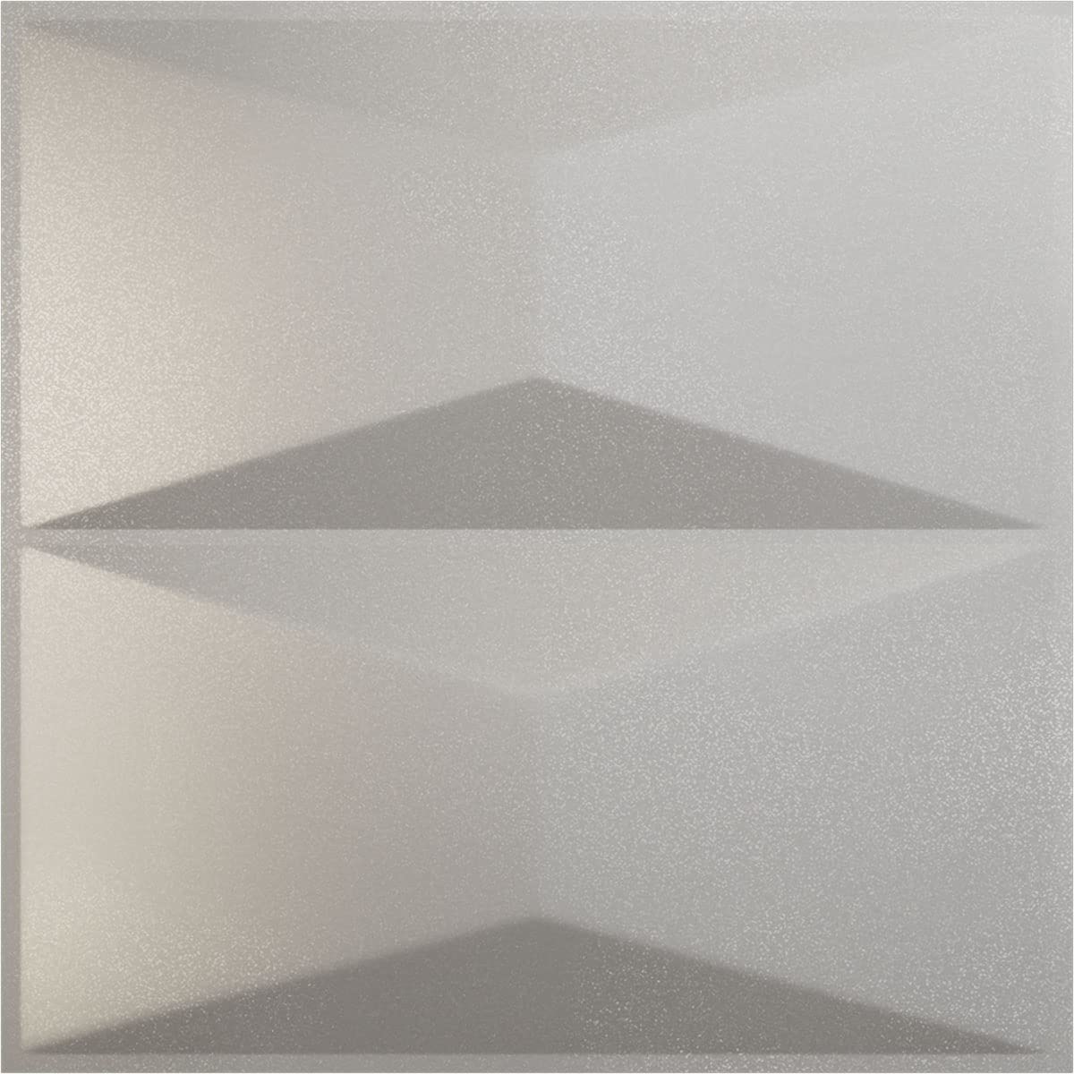Ekena Millwork 11 7/8"W x 11 7/8"H Aberdeen EnduraWall Decorative 3D Wall Panel, Silver (12-Pack for 11.76 Sq. Ft.