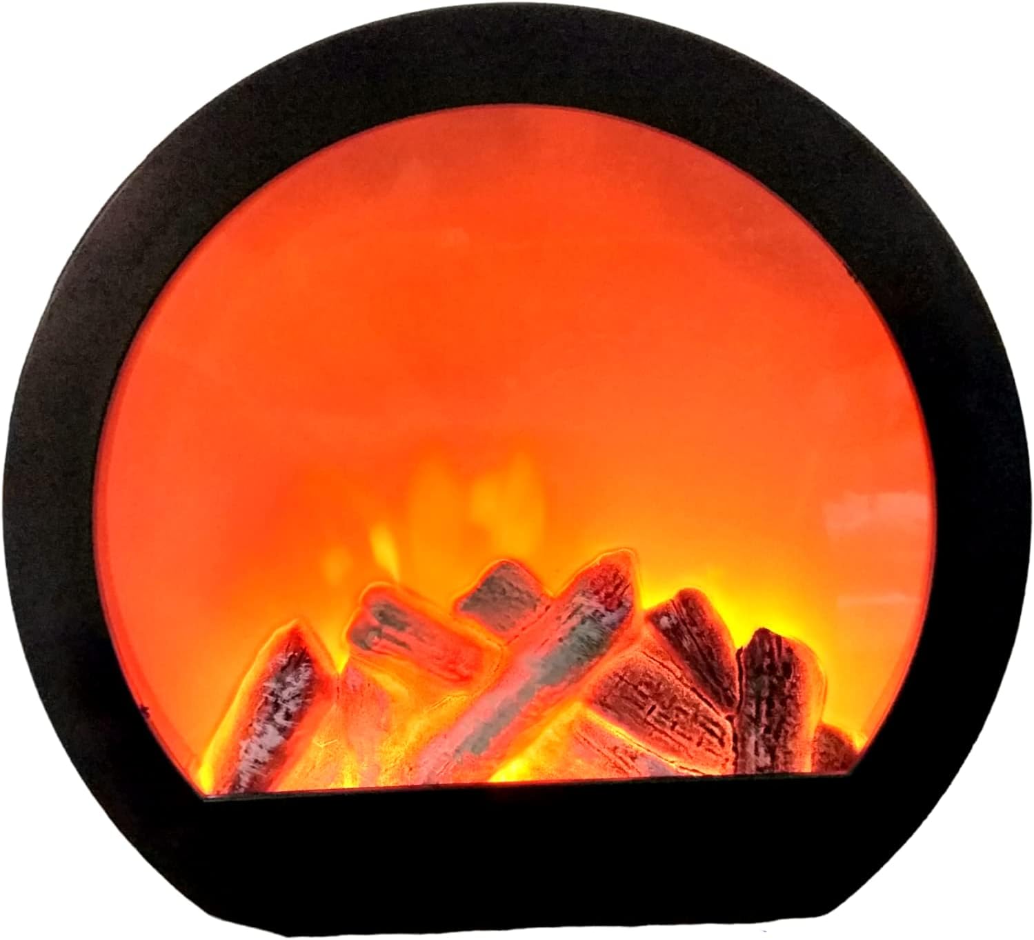FAM LED Electric Fireplace Lantern – Artificial Flame Lamp – Christmas Home Decoration – Ornament