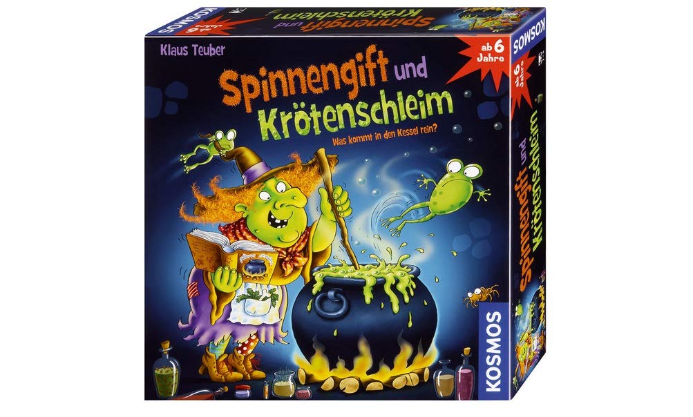 Kosmos 698652 Veleno Di Ragno E Muco Di Rospo - Gioco Da Tavolo Per Bambini Da 6 Anni, 2-4 Giocatori