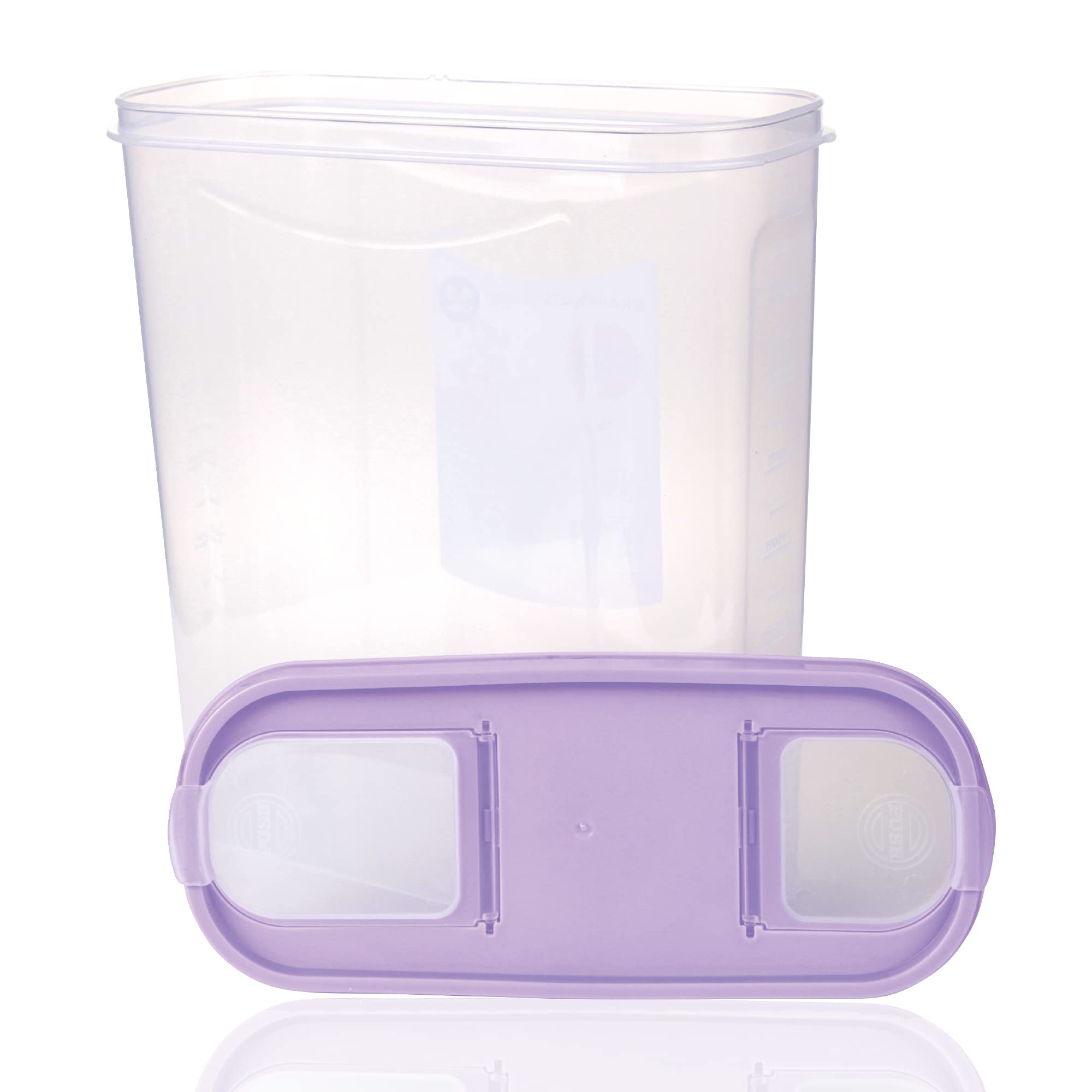 Bestlivings Vorratsdosen mit Deckel 4,5 Liter (8er Pack/Lila), Luftdicht Schüttdose BPA frei, Vorratsbehälter Set - Frischhaltedosen Klappdeckel