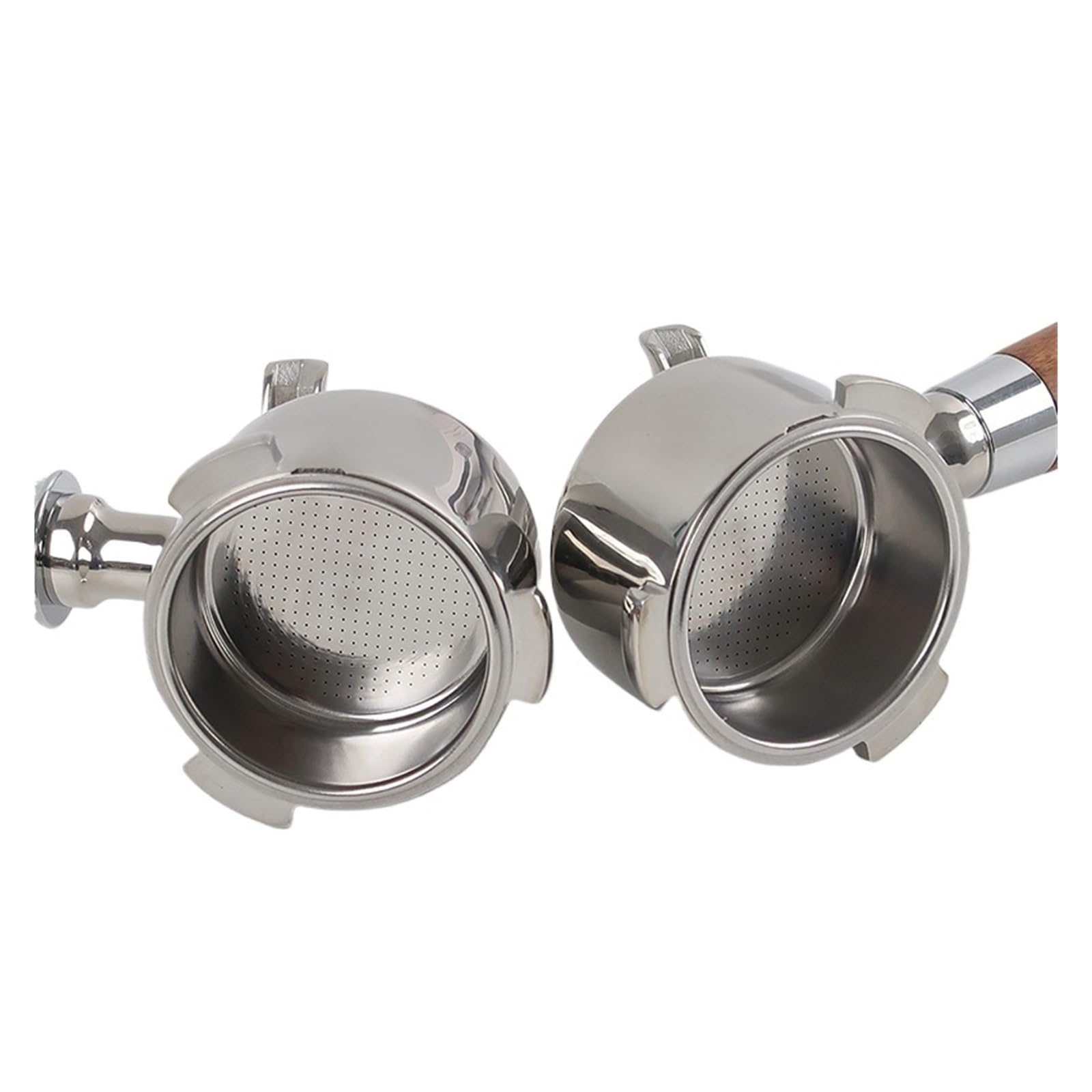 Portafiltro de acero inoxidable de 51 mm con 3 orejas para Delonghi Dedica EC680/685, mango de doble apertura, perfecto para amantes del espresso y baristas domésticos