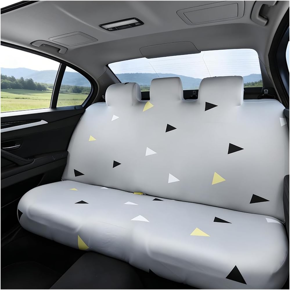 Car Back Seat Cover, Scratchproof Rear Bench Protector, Triangle