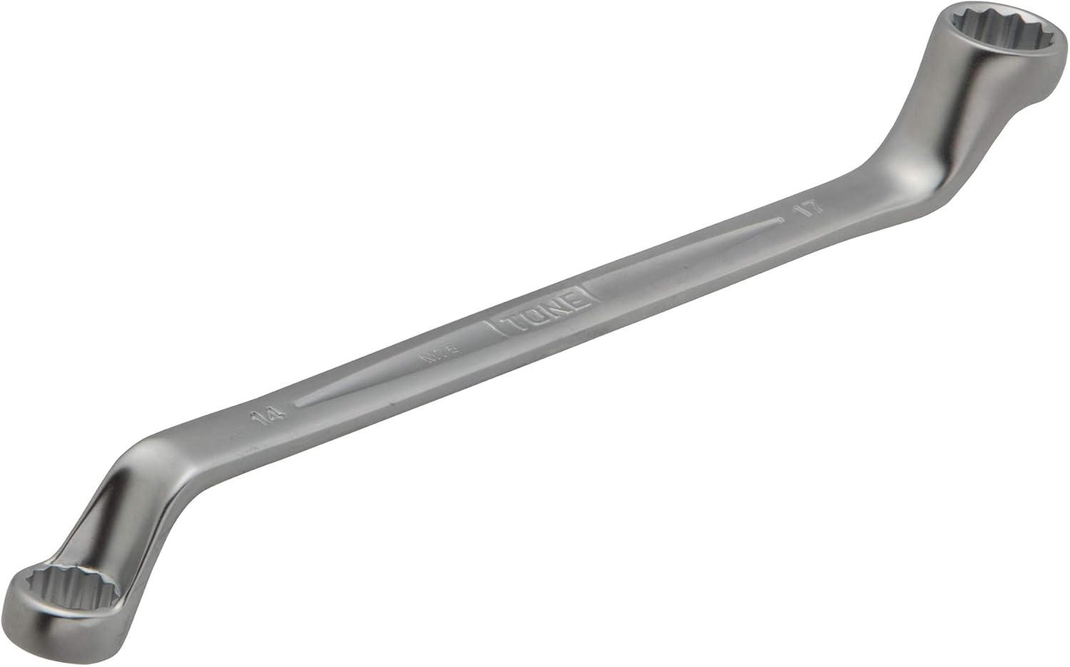 TONE Offset Wrench Set Long Type (75°) M75-1417 14x17mm