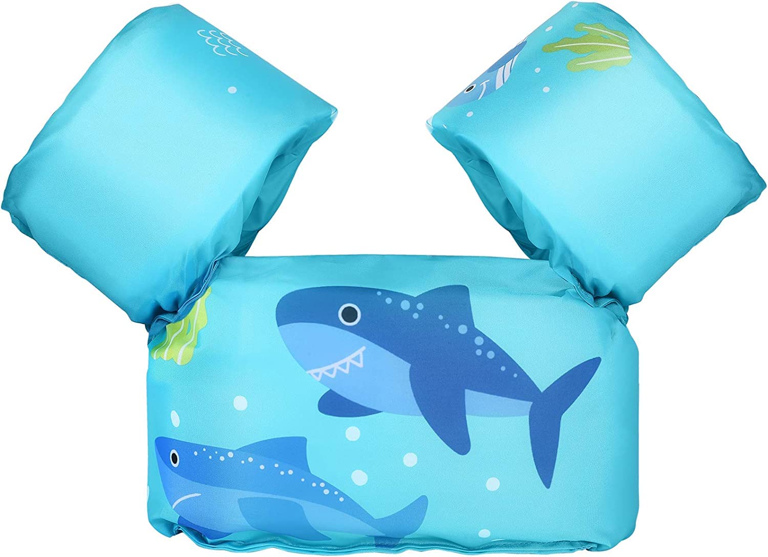 Lyrovo Baby Swimming Trainer Vest Life Jacket Safety Float Arm Bands Gear for Boys and Girls from 2 to 6 Years 9 to 22Kg (Green) (B0B4WPFBSZ) Amazon Price History, Amazon Price Tracker