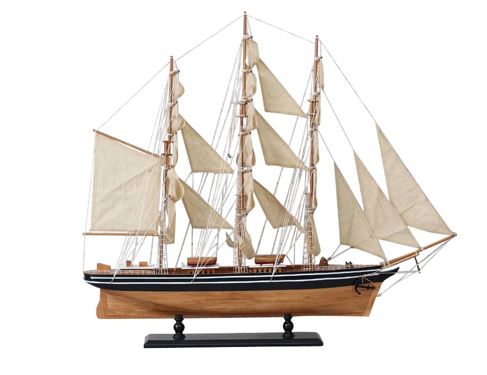 aubaho Modellschiff Cutty Sark Dreimaster Segelschiff Yacht Schiff 102cm kein Bausatz