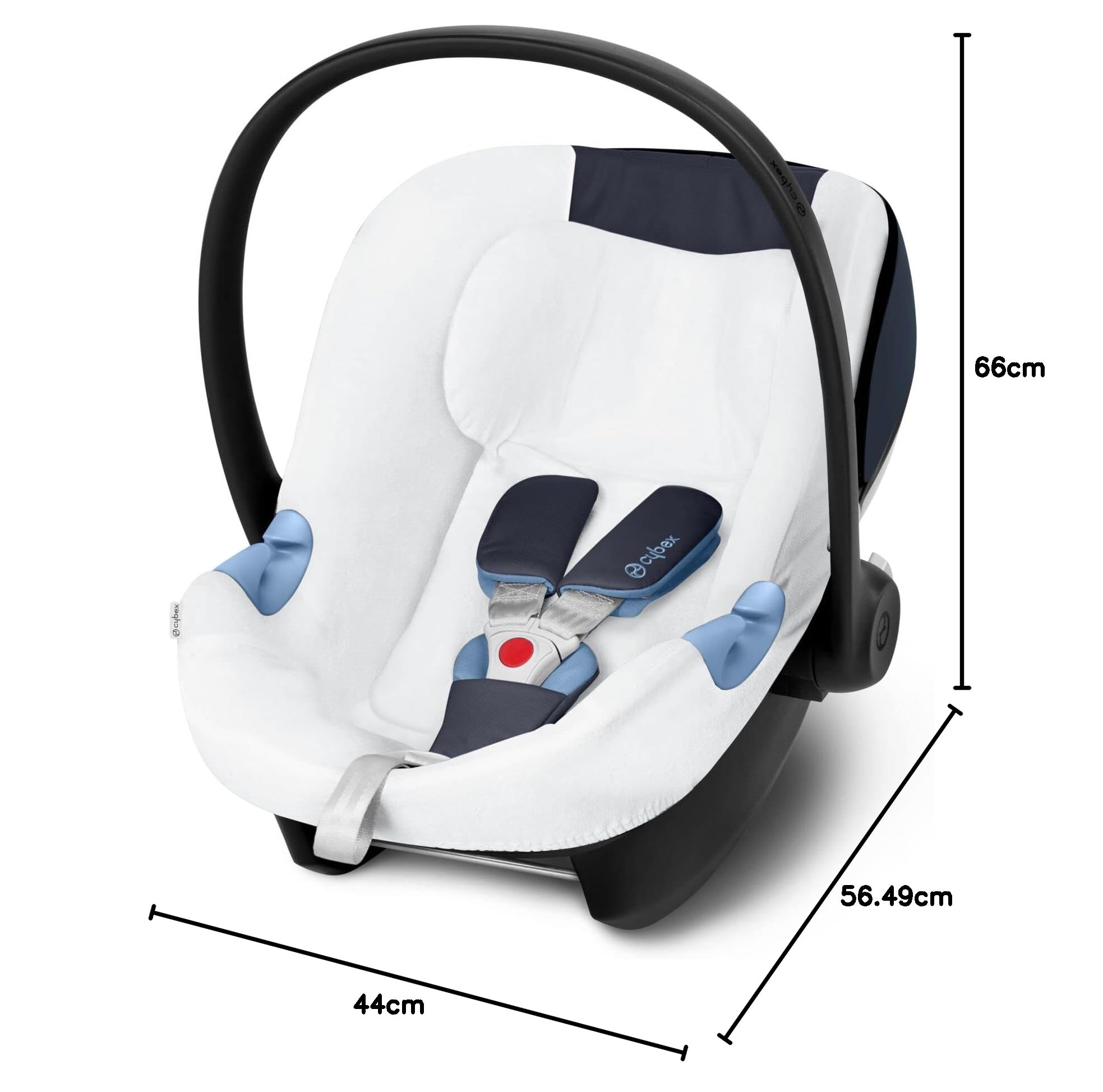 CYBEX Rivestimento estivo, Per seggiolini delle linee Aton B e Aton M, Bianco