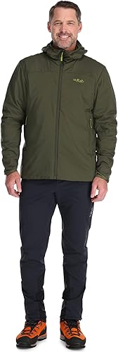 Miniatura 3 de RAB Xenair Alpine Light - Chaqueta aislante sintética con capucha para hombre para senderismo y montañismo