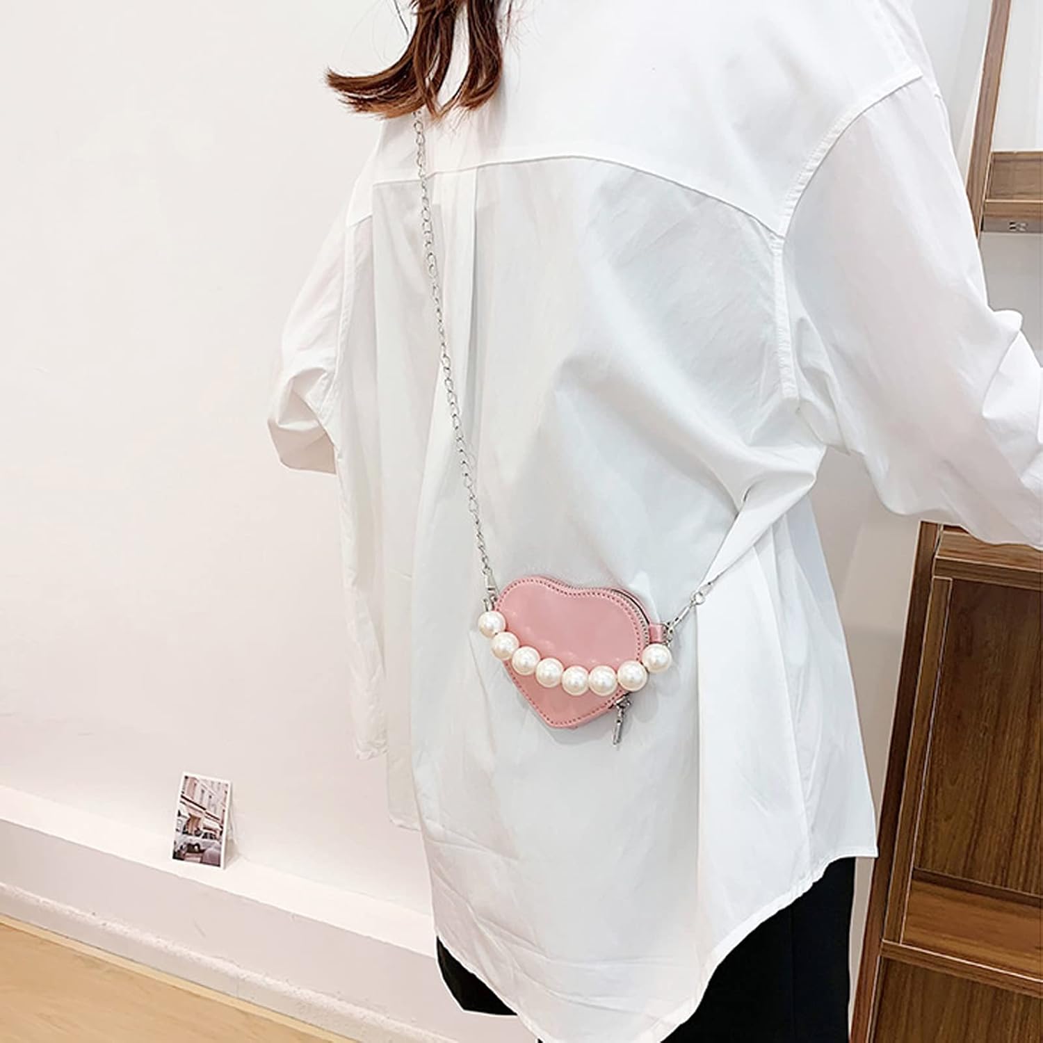 SOTOGO 2 Pieces Little Girls Purses Toddler Purse Princess Purse Handbag Girl Wallets Chain Shoulder Crossbody Bags for Kids - Image 7