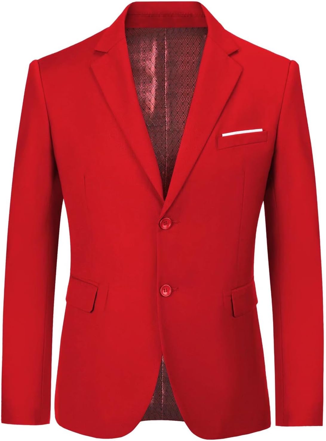 Boys’ Blazer Suit Jacket Slim Fit Kids School Blazer Coat