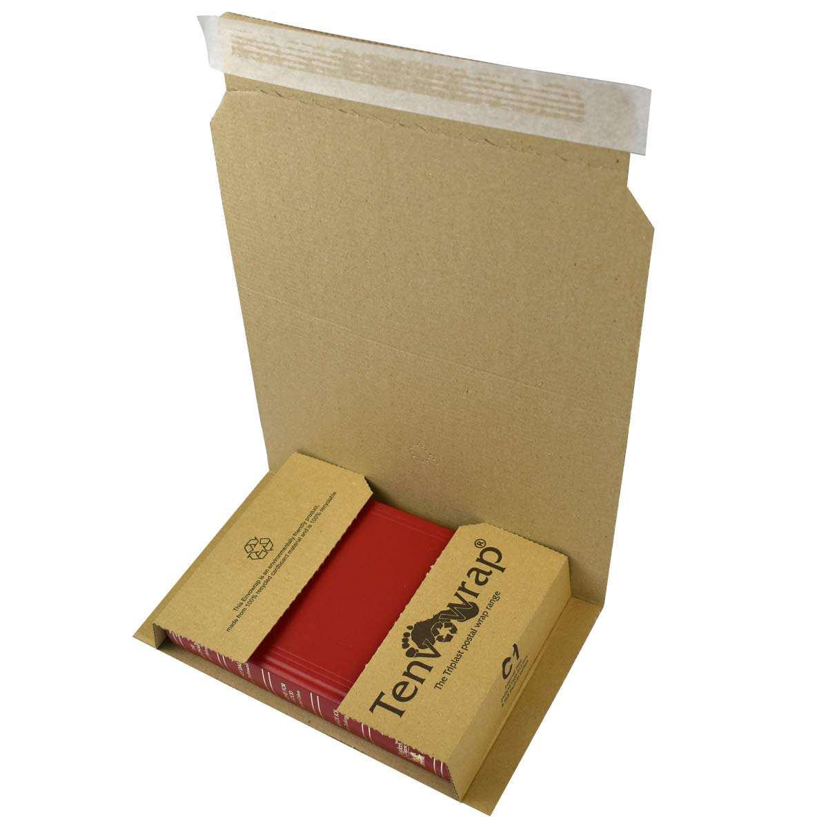 Triplast C1 Tenvowrap Book Postal Wraps 216x151x(0-51) mm Strong Cardboard Mailers (Pack Of 500)