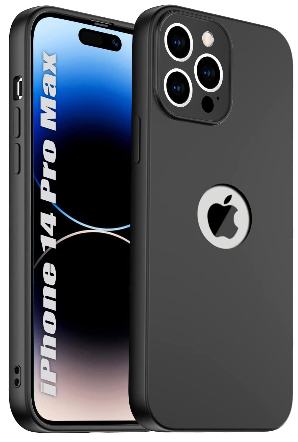 SQUIF Silicone Slim Soft Back Case for iPhone 14 Pro Max Cover Ultra Thin, Flexible with Precise Camera Cuts and Extra Protection, Black (B0BMZBKCT5) Amazon Price History, Amazon Price Tracker