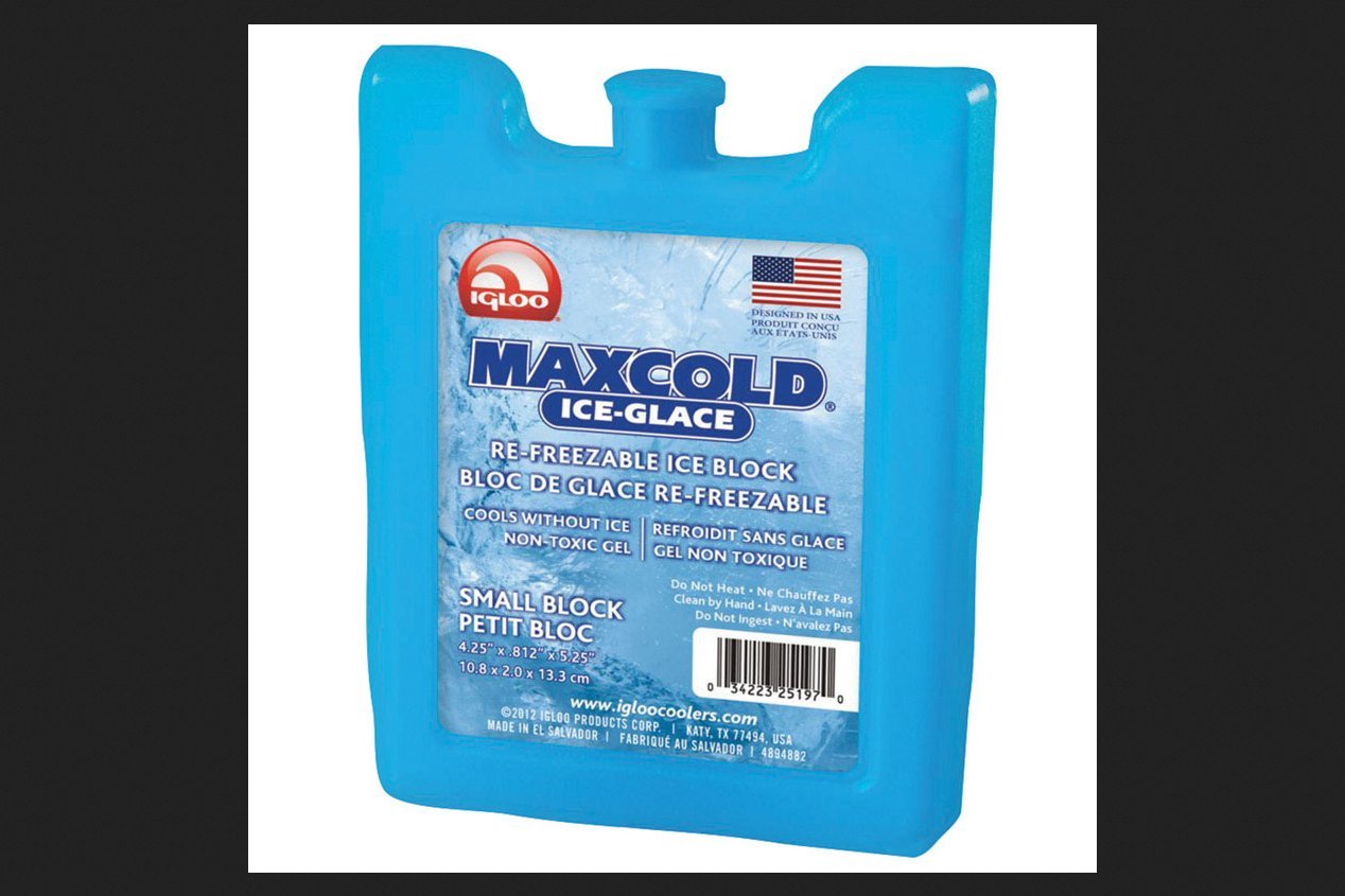 Igloo Maxcold Ice Freezer Block (Ice Blue, Small)