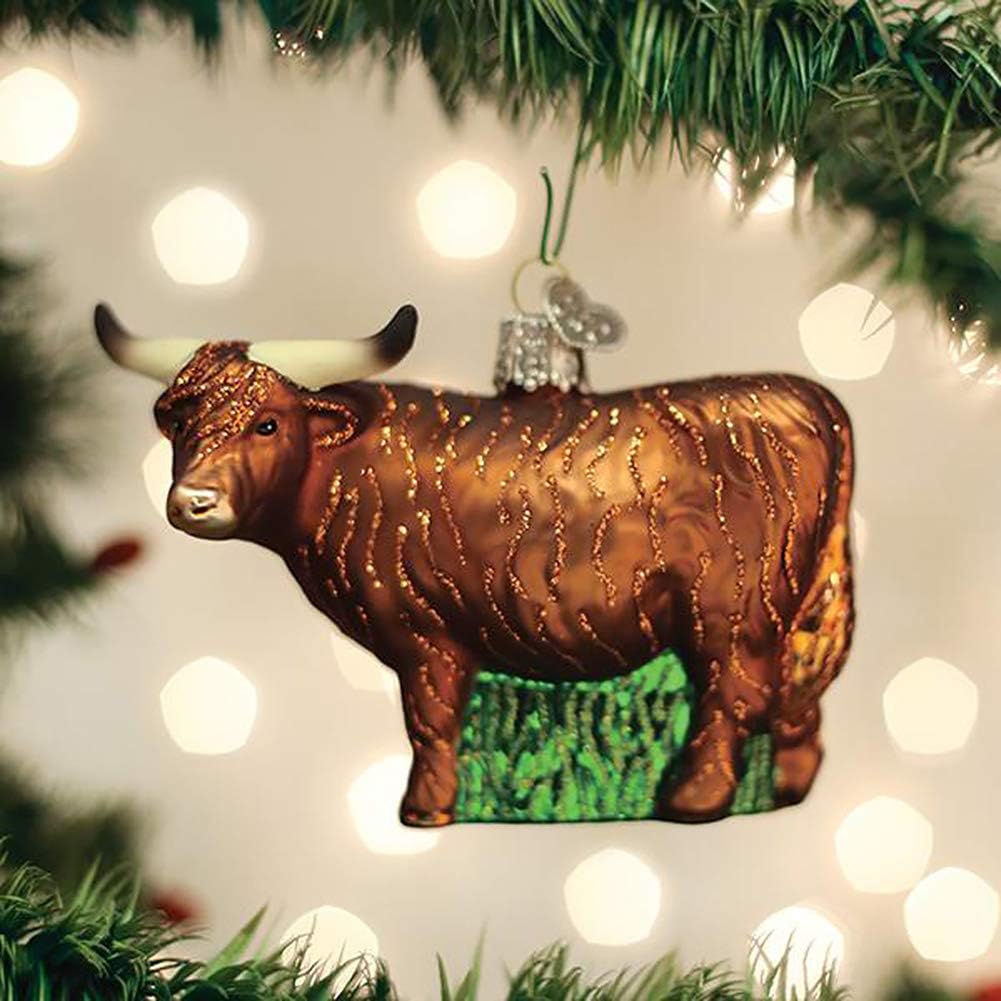 Highland Cow Ornament by Old World Christmas - Image 5