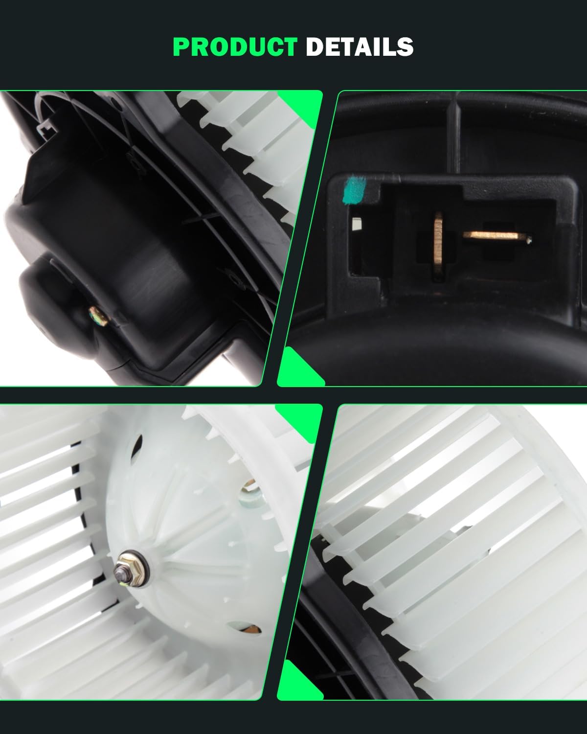Air Conditioner Blower Motor Fits for 2001-2003 for Toyota for RAV4, 2005-2009 for Scion for tC, 87103-20160 HVAC Blower Motor Fan Assembly