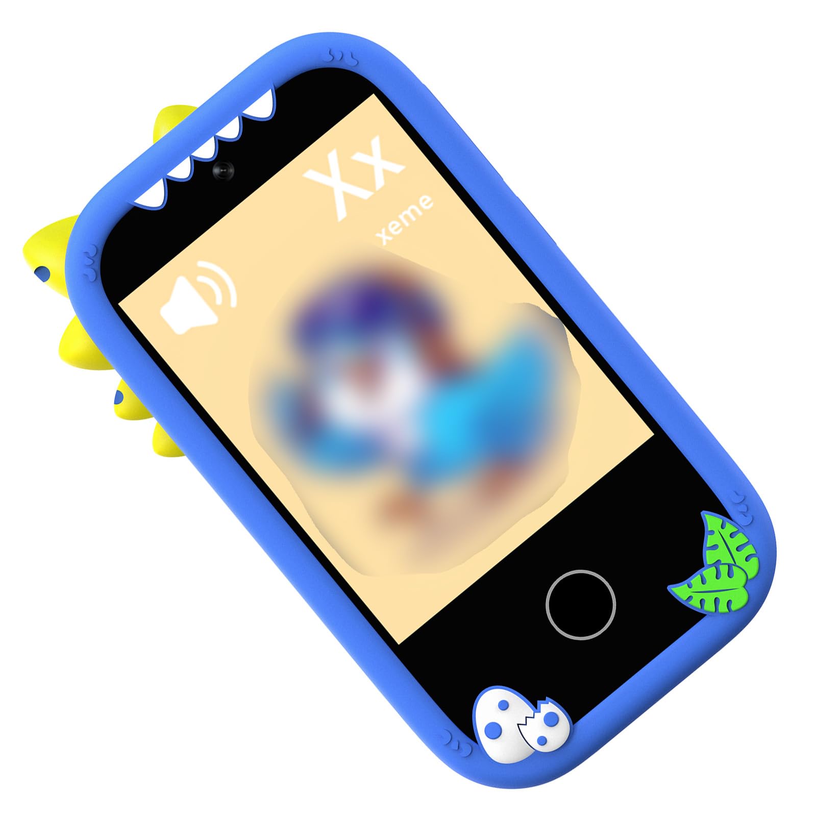 Zunate Telefono per Bambini con Fotocamera da 32 GB e Giochi |Lettore MP3 Touchscreen da 2,8 Pollici per Bambini, Giocattolo Educativo per Ragazze (BLUE)