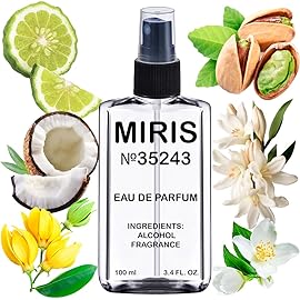 MIRIS No. 35243, Inspired by Soleil Blanc, Long-Lasting Unisex Eau de Parfum for Women & Men, Spray 3.4 Fl Oz / 100 ml