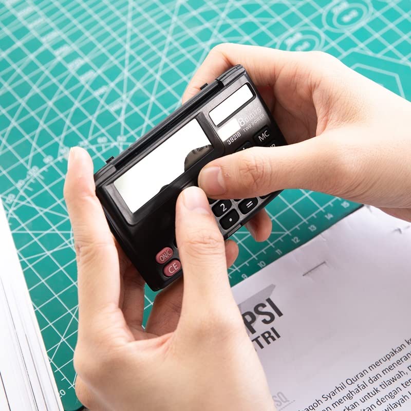 Mini Kalkulator Przenośne Biurowe Do Użytku Osobistego Kalkulatory Kieszonkowe Wręczane 8-cyfrowe Elektroniczne Szkolne Akcesoria Biurowe (Kolor: A, Rozmiar