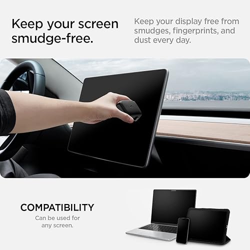 Miniatura 3 de Spigen EZ Slide & Brush - Limpiador de pantalla para Tesla Model Y 202526 (Juniper) y 3YSXCybertruck y pantallas, teléfonos, computadoras