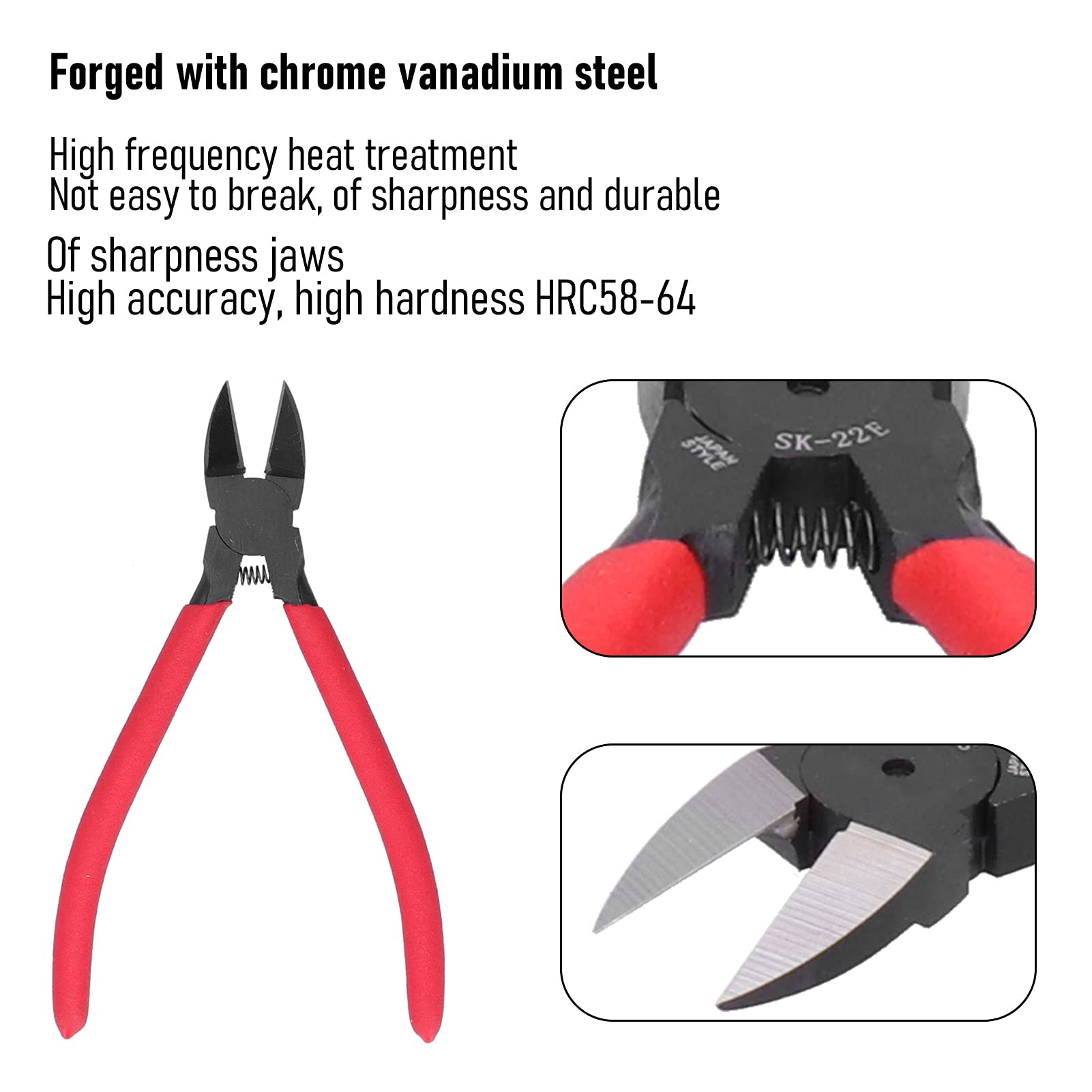 Zestaw szczypiec kombinowanych DIY Professional Repair Self Grip, szczypce tnące diagonalne, narzędzia i sprzęt Nitownice Obcinaki boczne Obcinak do drutu
