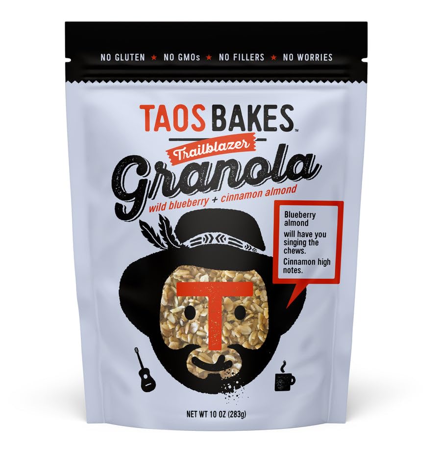 Generic Ta.os Ba.kes Granola Blueberry Cinnamon Almond 10 Oz (Pack of 6)