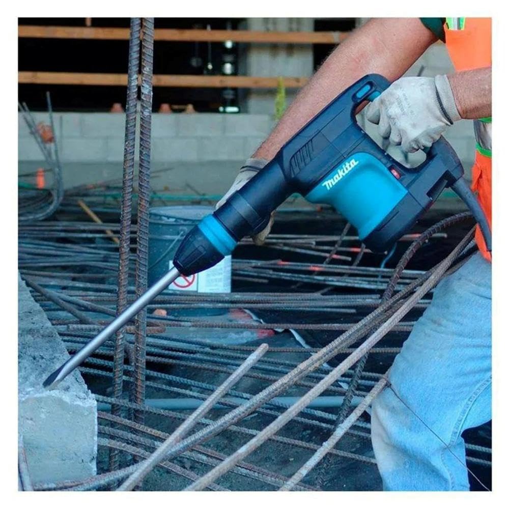 Makita HM0870C - Martillo Demoledor Eléctrico con cable Sds Max 1100W 5.1 Kg, Azul
