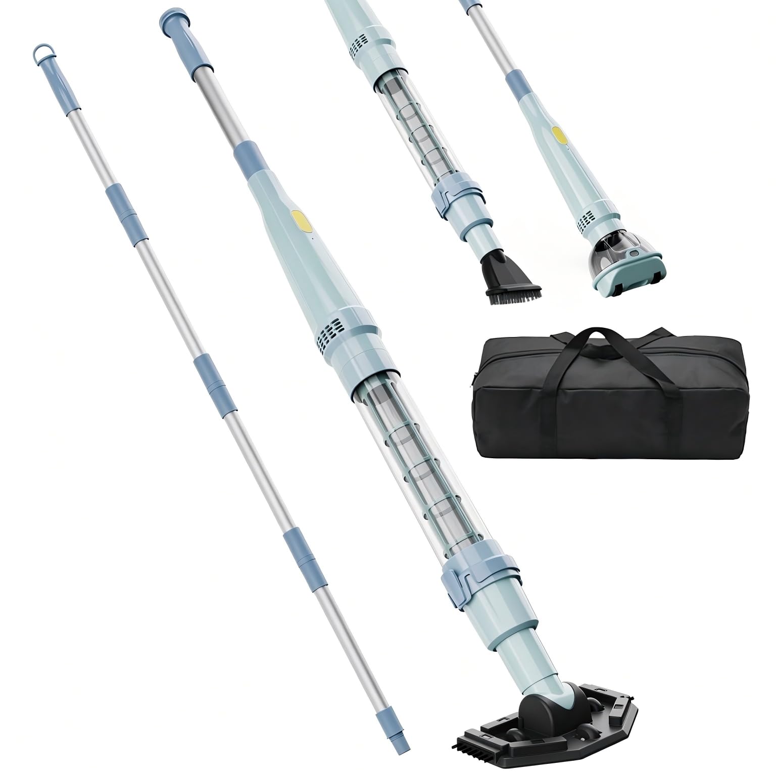 Photo 1 of Lydsto S1 Lite Cordless Pool Vacuum - Teal, 90-Min Runtime