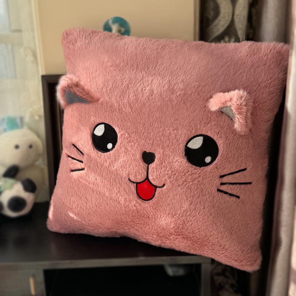 Cuscino Decorativo per Bambini - Peluche per Cameretta, Arredo Soggiorno, Home Decor - Decorazione Divertente