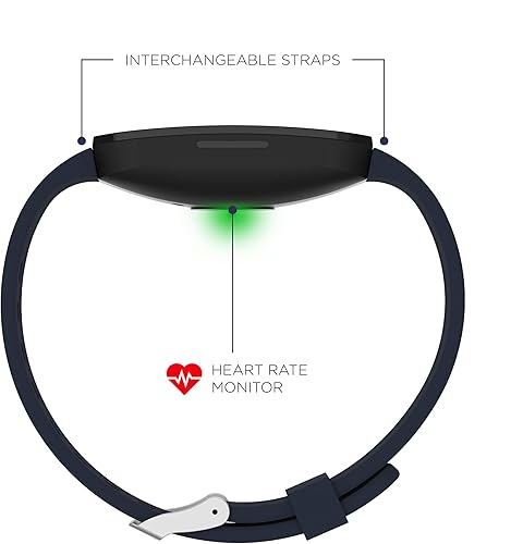 Miniatura 3 de Itech Reloj inteligente activo, rastreador de fitness, frecuencia cardíaca, contador de pasos, monitor de sueño, notificaciones, resistente al agua