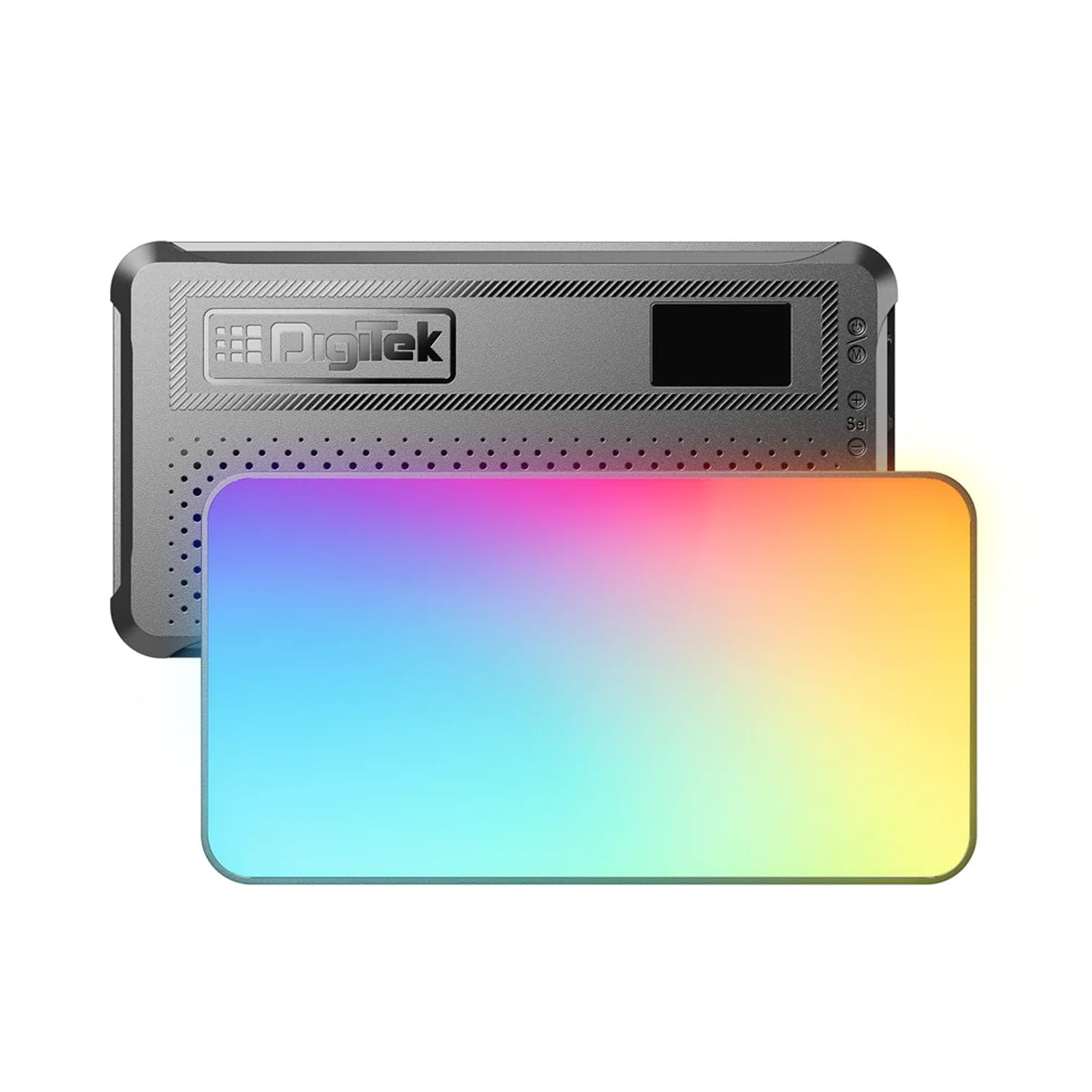 Digitek LED-D130 RGB 12W Portable Video Light – 130 LEDs, 4000mAh Battery