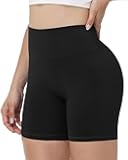 No Front Seam Biker Shorts for Women - 3''/5''/8'' High Waisted Workout Gym Yoga Spandex Shorts Tummy Control