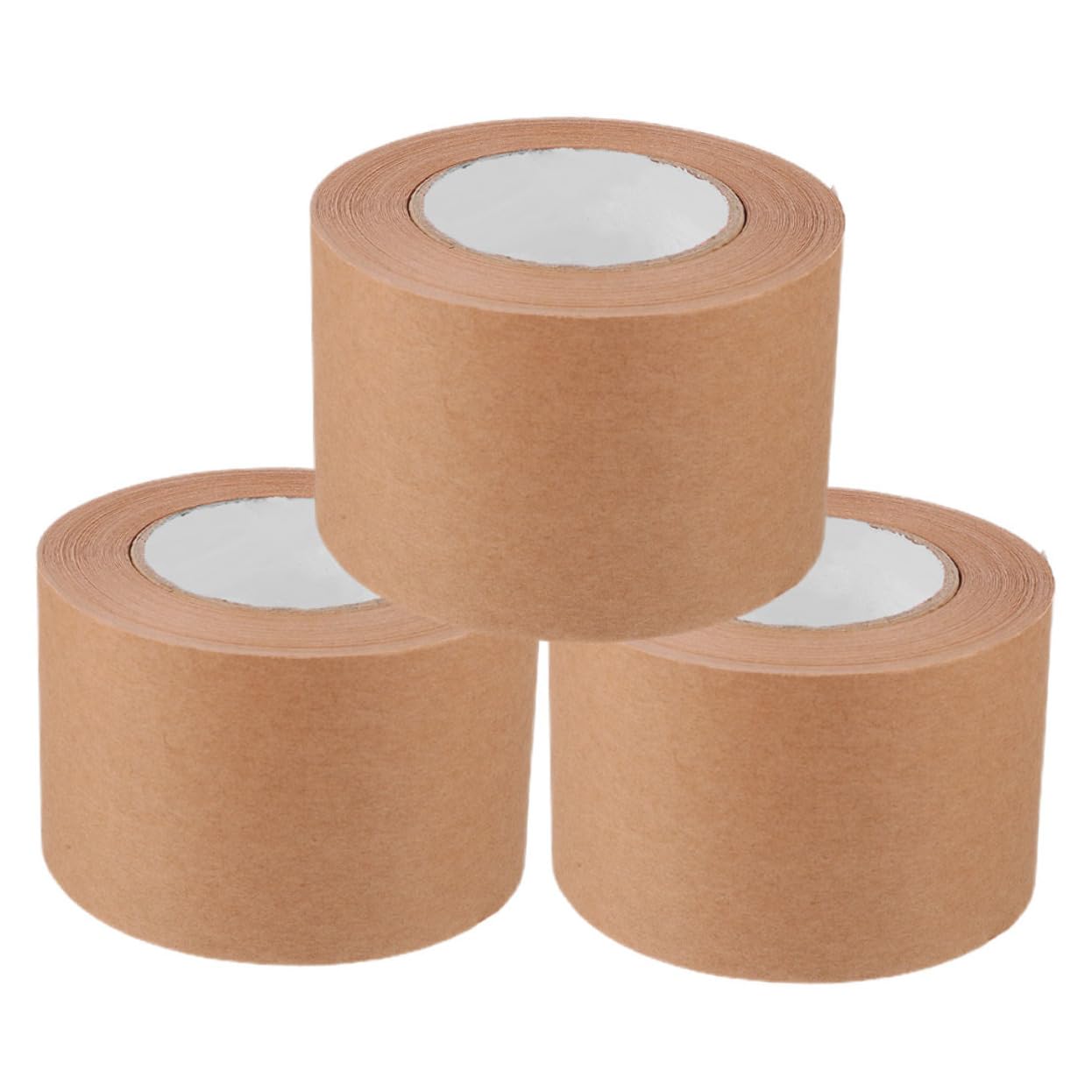 TEHAUX 9rotoli Adesivo Gummed Kraft Paper Biadesivo Resistente Per Spedizioni e Imballaggi Per Scatole e Facile Usare e
