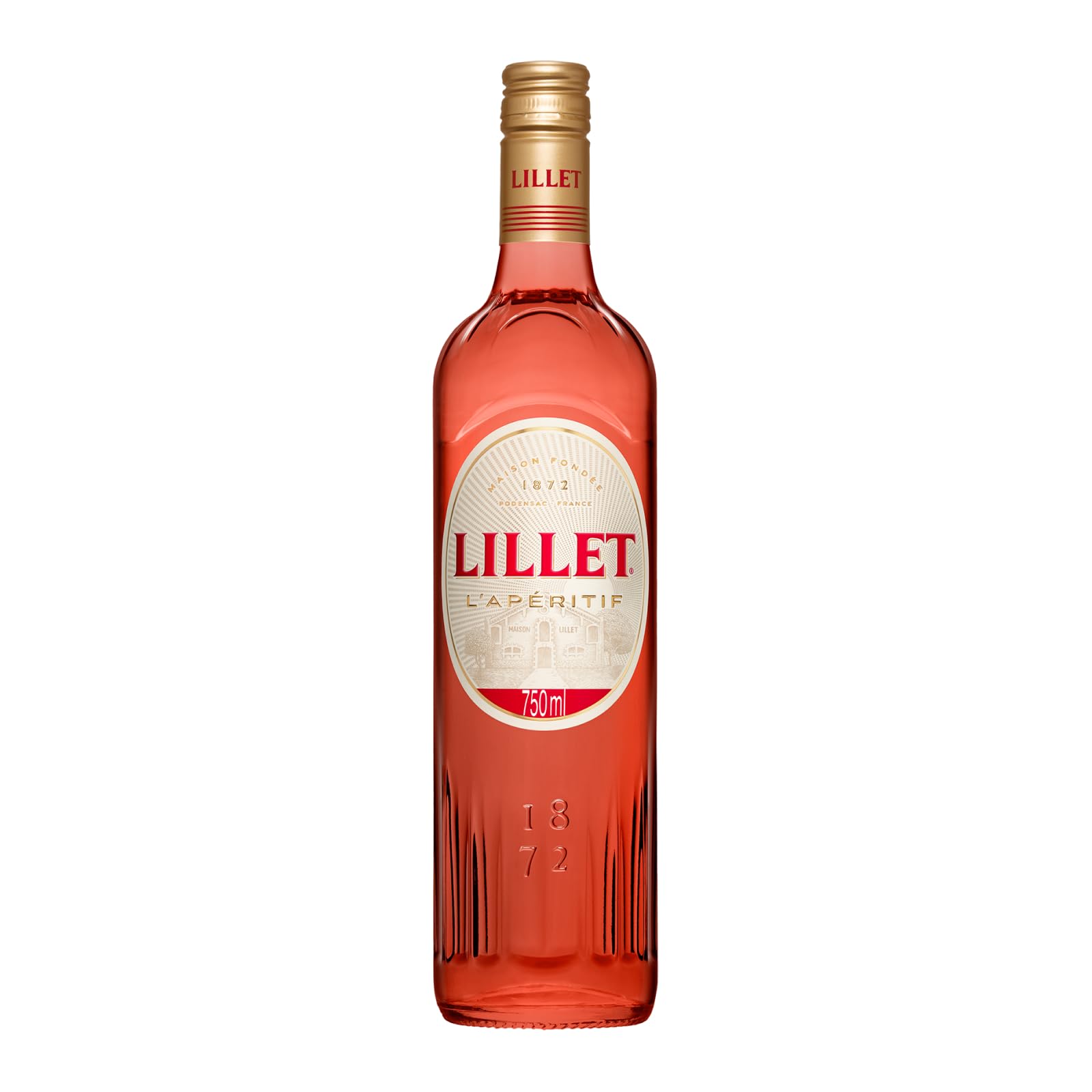 Lillet Rosé - French Aperitif, Delicate, Fresh and Fruity, Perfect as a Spritz Cocktail, A Blend of Wines and Fruit Infused Alcohol, Natural Ingredients, 92kcal with Light Tonic Water, 75cl