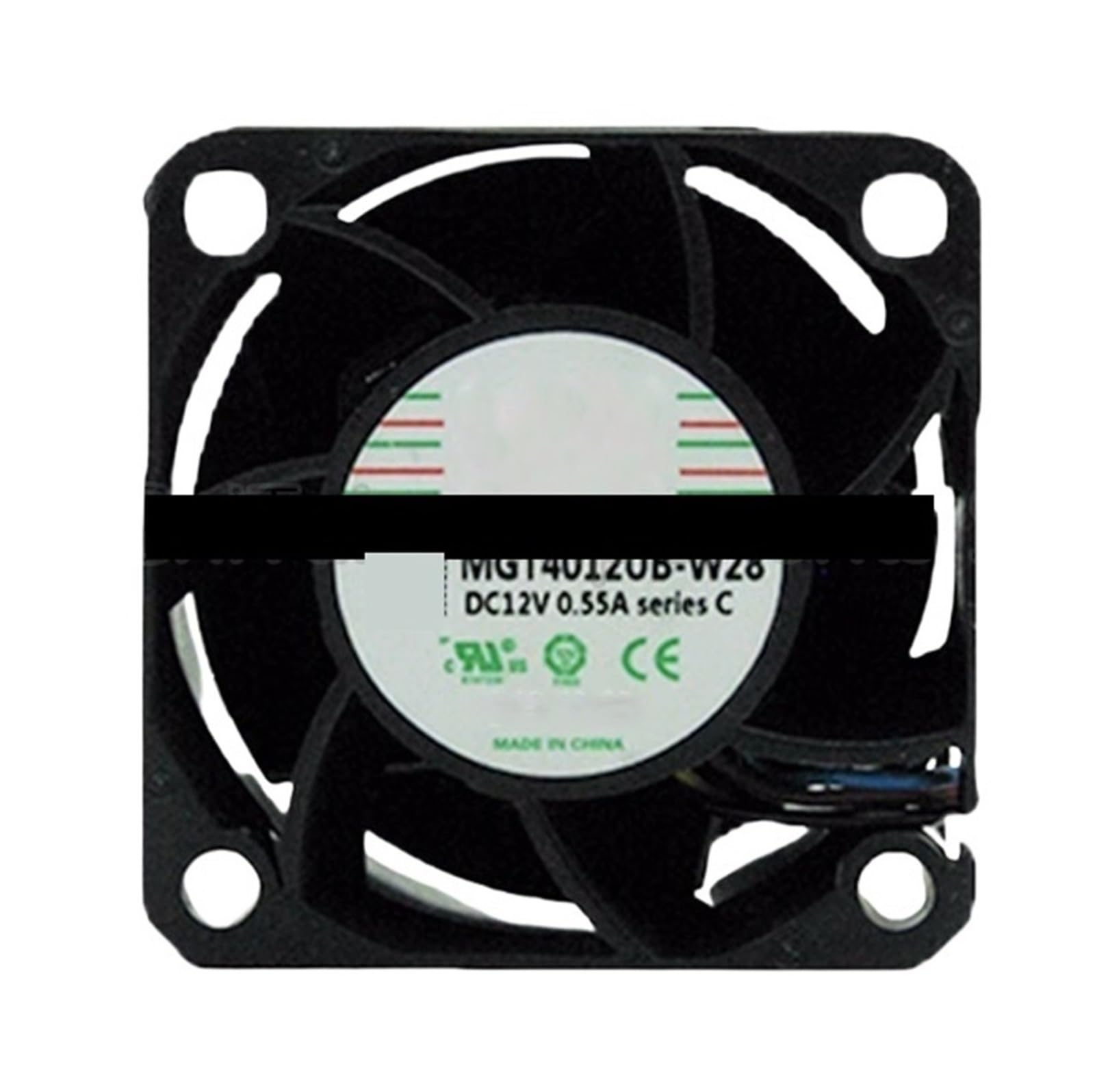 YMUGUEGH MGT4012UB-W28 12V 0.55A 4028 4-Wire Cooling Fan