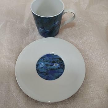 Amazon.co.jp: 2客セット オルセー美術館 モネ 睡蓮 デミタス