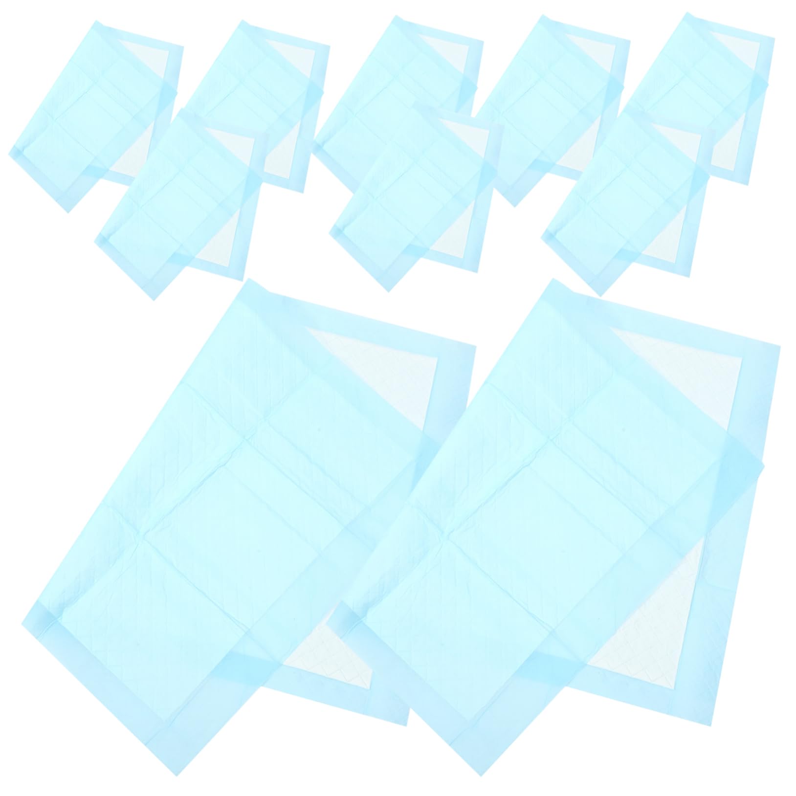 ERINGOGO 10pcs Disposable Changing Pad Covers Soft and Absorbent Bed Pads for Travel and Home Use Compact for Maximum Leak Protection