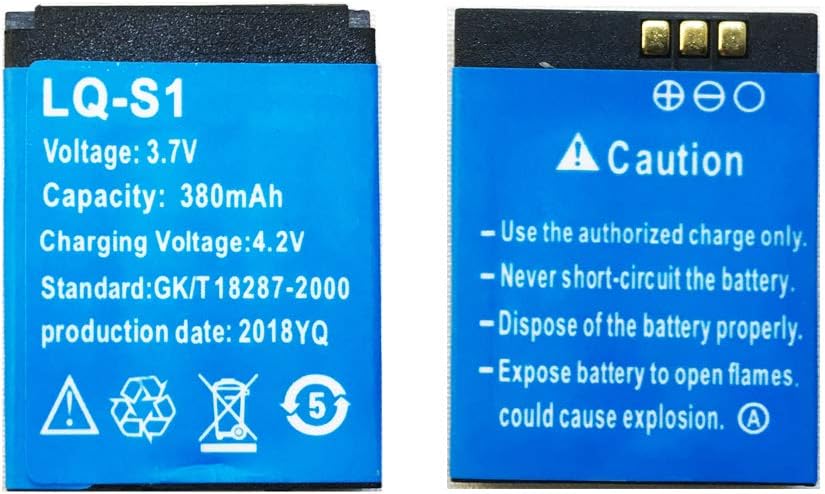 2 pcs M3 Smart Watch Battery LQ - S1 Smart Phone Watch Battery is Enough Large Capacity Battery LQ - S1