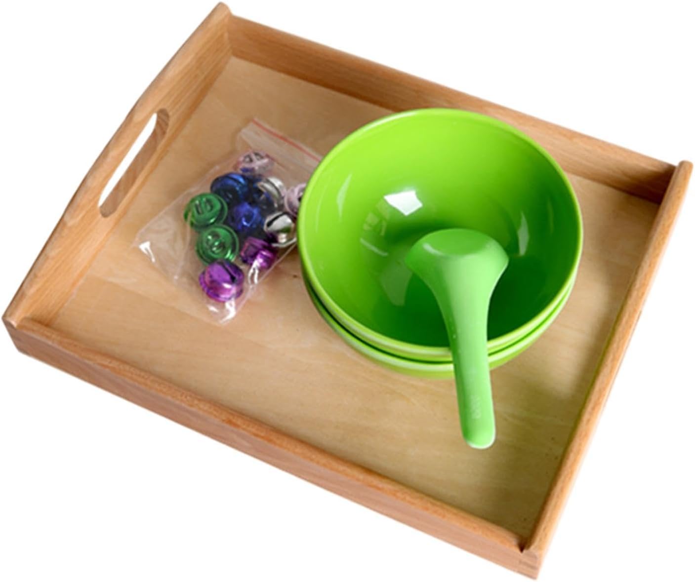 Vibrant Bell Scooping Kit, Colorful Sensory Tools, Practical Learning Set, Motor Skill Development Gear, Interactive Plays Station, Handheld Sorting Gear