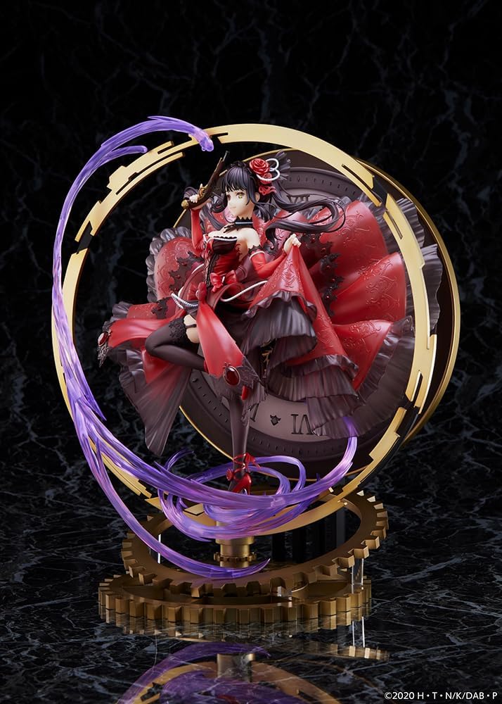Estream Date A Bullet Kurumi Pigeon Blood Ruby Dress 1/7 PVC Figure
